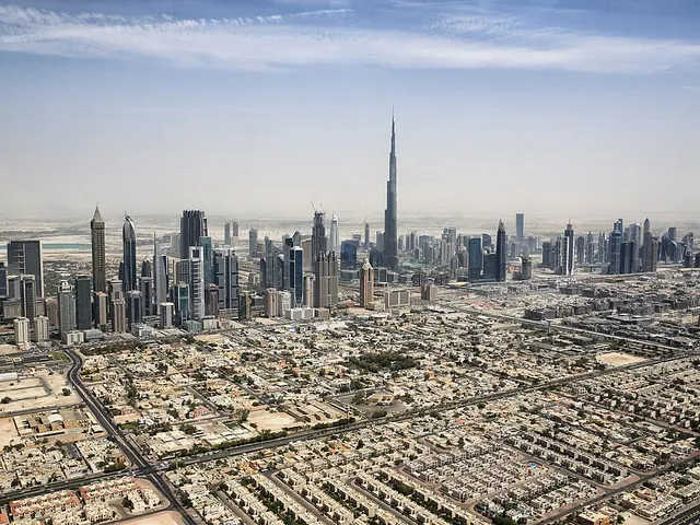 Dubai skyline with the Burj Khalifa